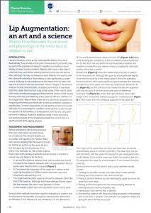 Lip Augmentation Art and Science